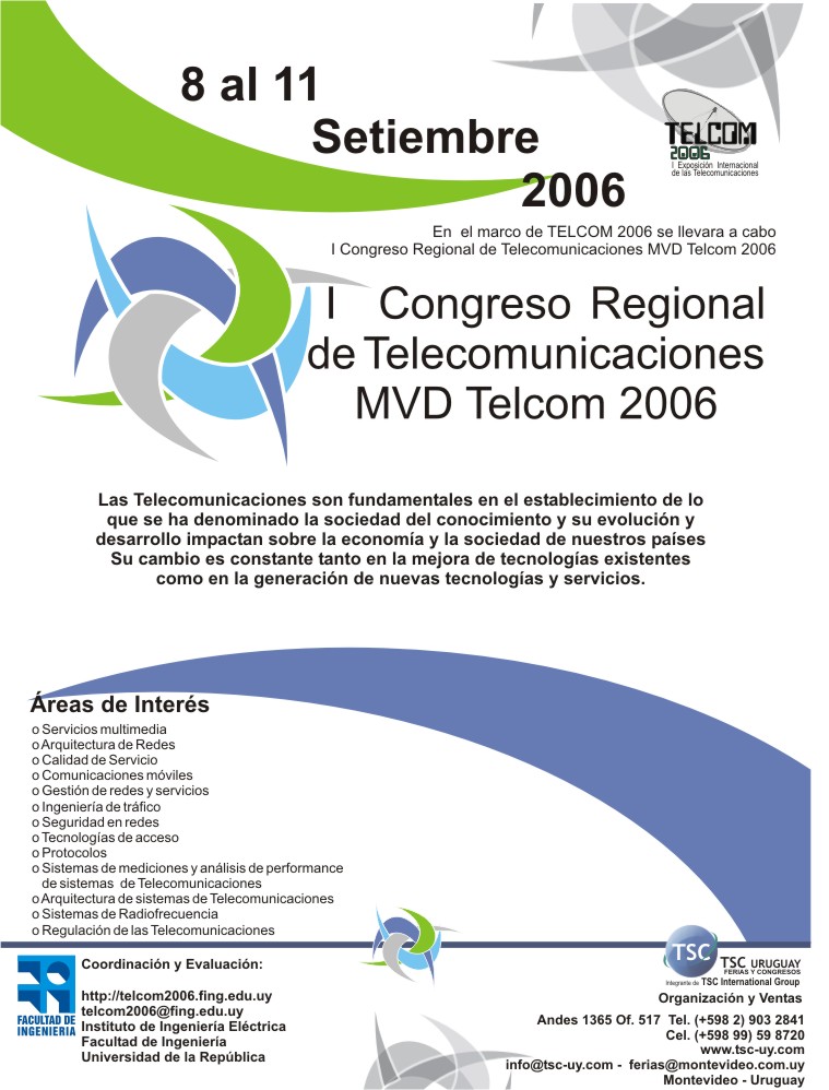 Afiche para MVD TELCOM 2006