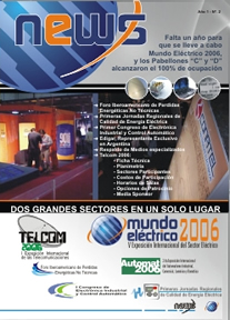 Segundo News de Mundo El�crico 2006- Contiene toda la Informaci�n sobre este evento y sus congresos, as� como tambi�n Informaci�n sobre Telcom 2006.